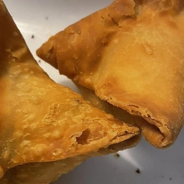 Lamb Keema Samosa.