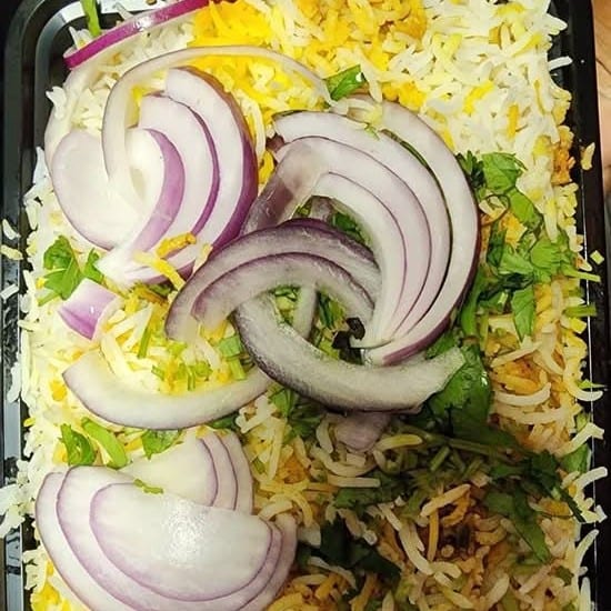 Avakaya Chicken Biryani.