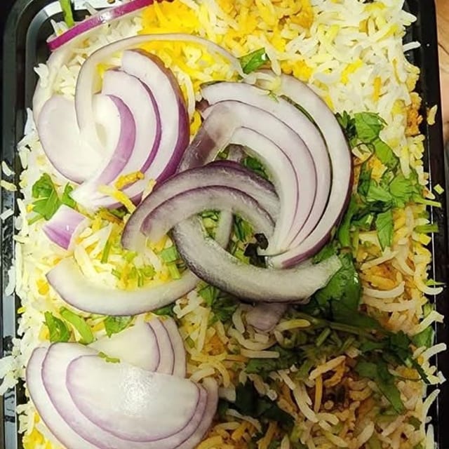 Avakaya Chicken Biryani.
