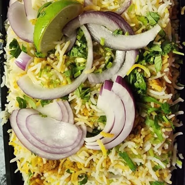 Guthi Vankaya Biryani.