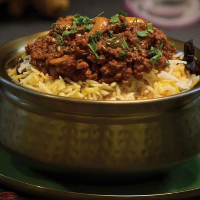 Family Veg Keema Pulav.