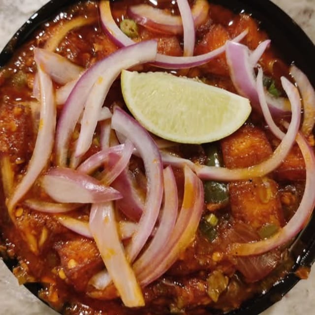 Chilli Paneer.