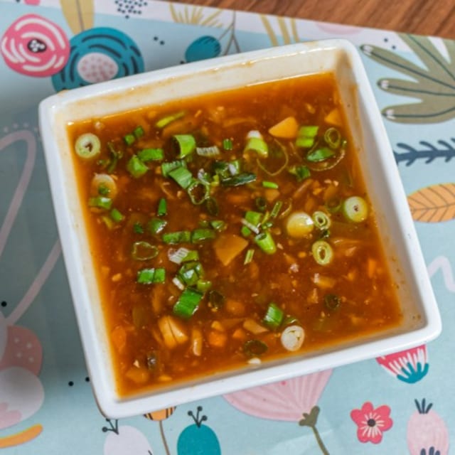 Veg Mulligatawny Soup.