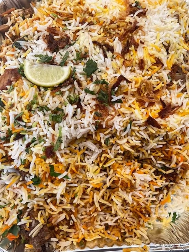 Goat Fry Biryani.