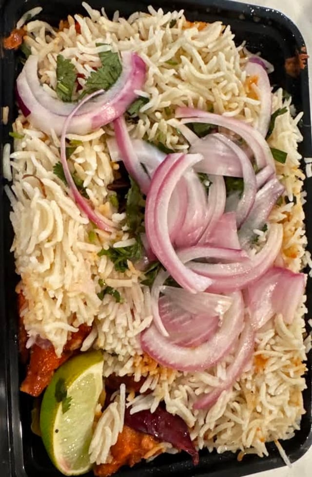 Pachi Mirch Chicken Pulav.